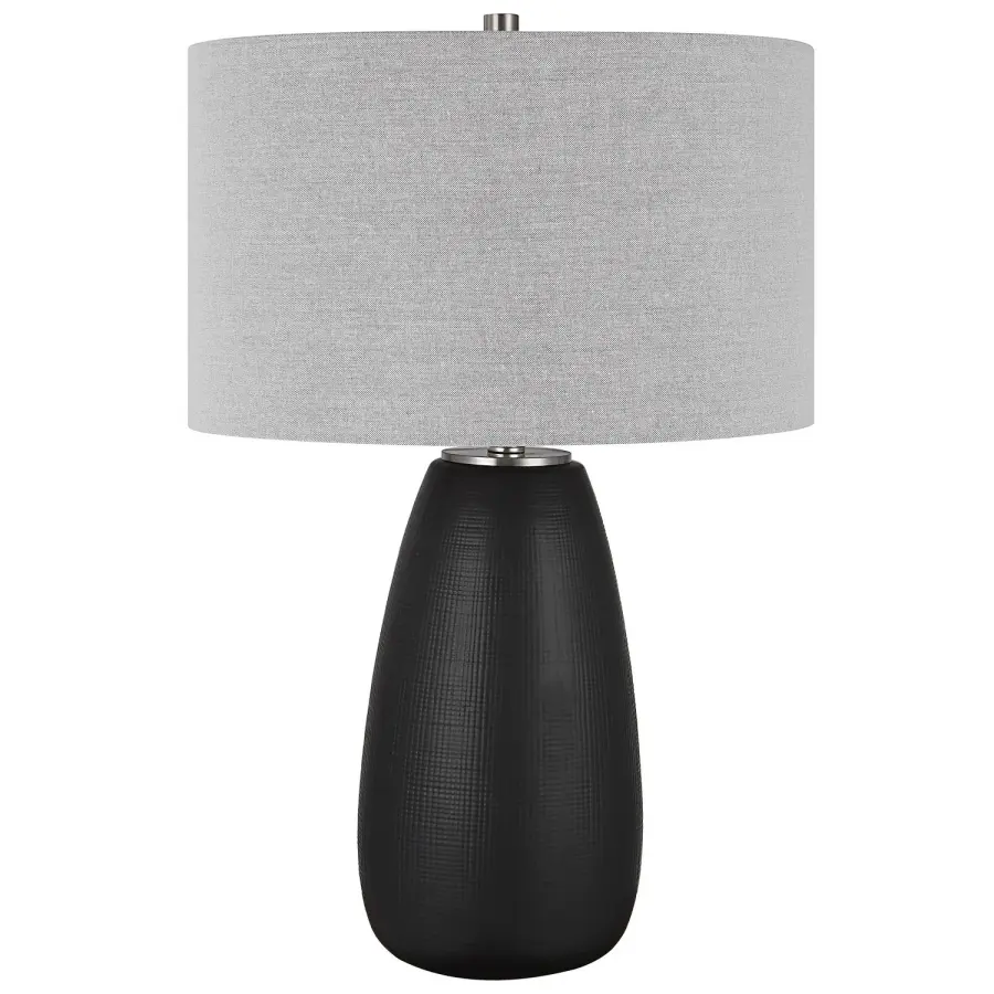 Twilight One Light Table Lamp in Brushed Nickel