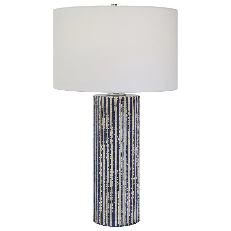 Havana One Light Table Lamp in Brushed Nickel