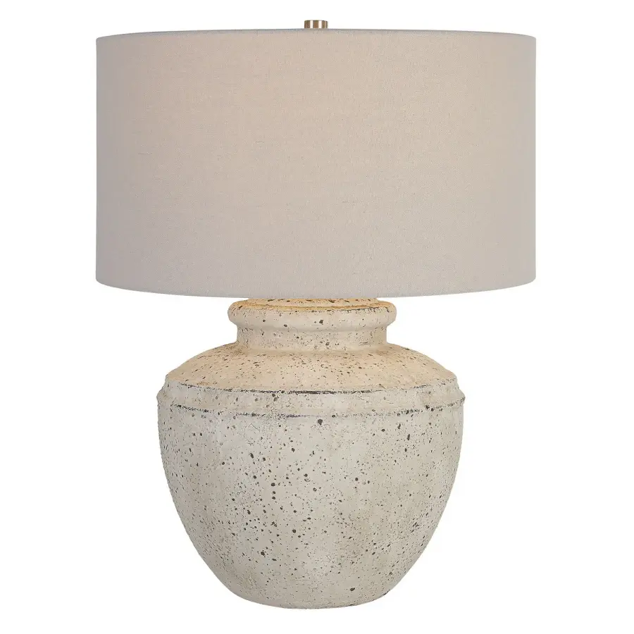 Artifact One Light Table Lamp in Brushed Nickel