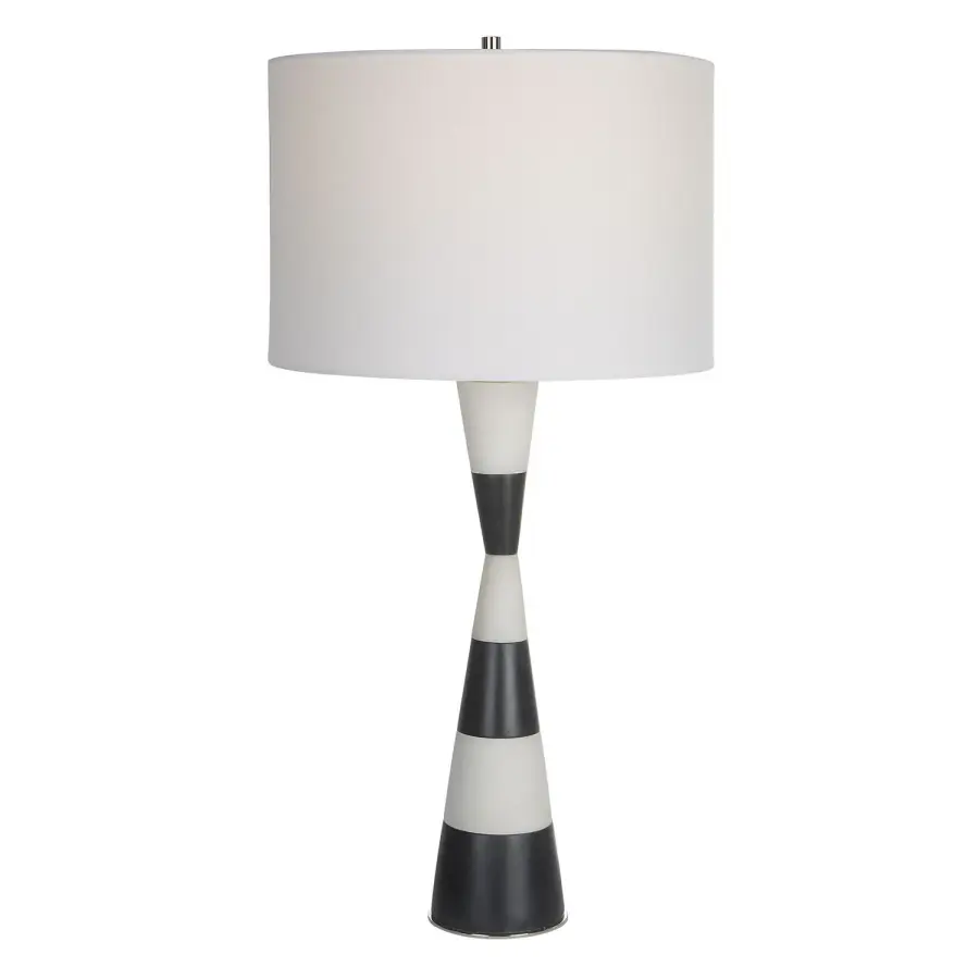 Bandeau One Light Table Lamp in Polished Nickel