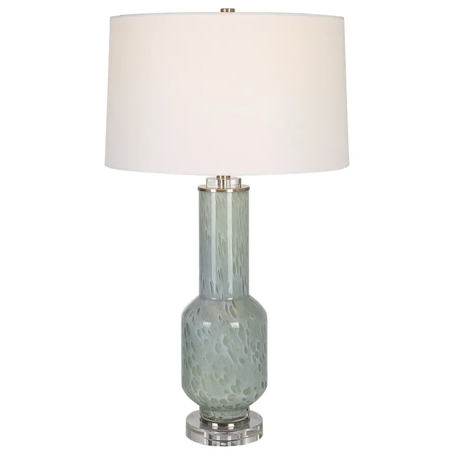 Uttermost Imperia One Light Table Lamp in Brushed Nickel