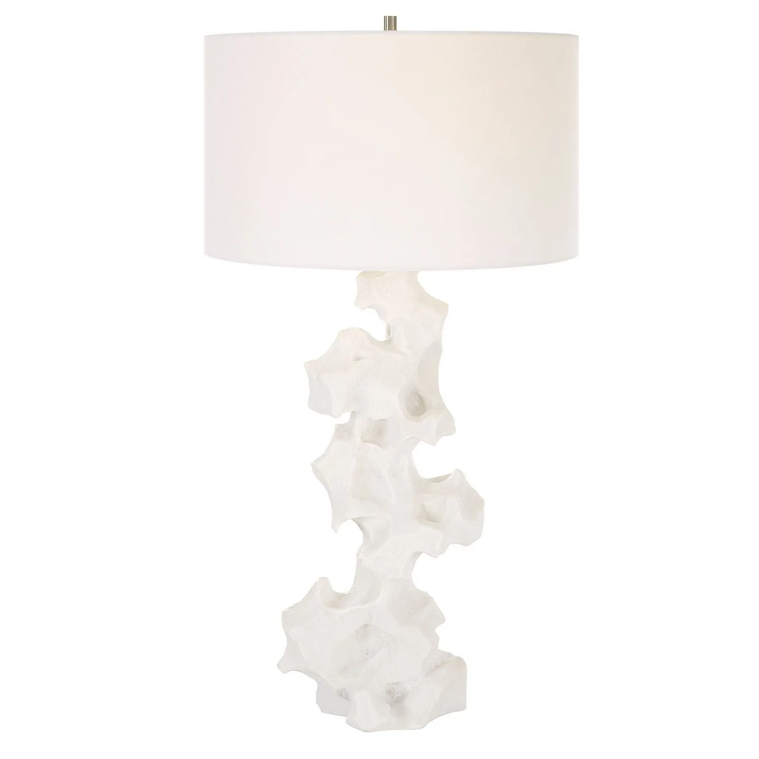 Remnant Table Lamp - White Stone