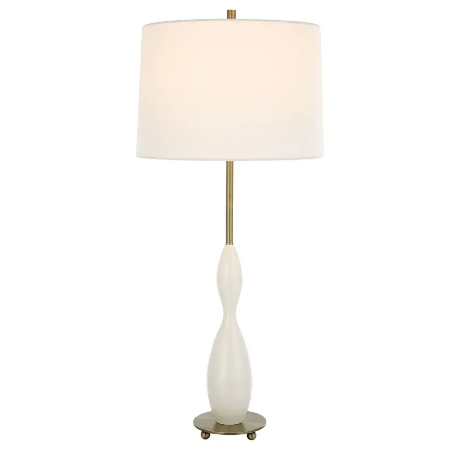 Annora One Light Table Lamp in Antiqued Brass