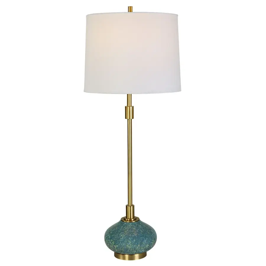 Kaimana One Light Buffet Lamp in Antiqued Brass