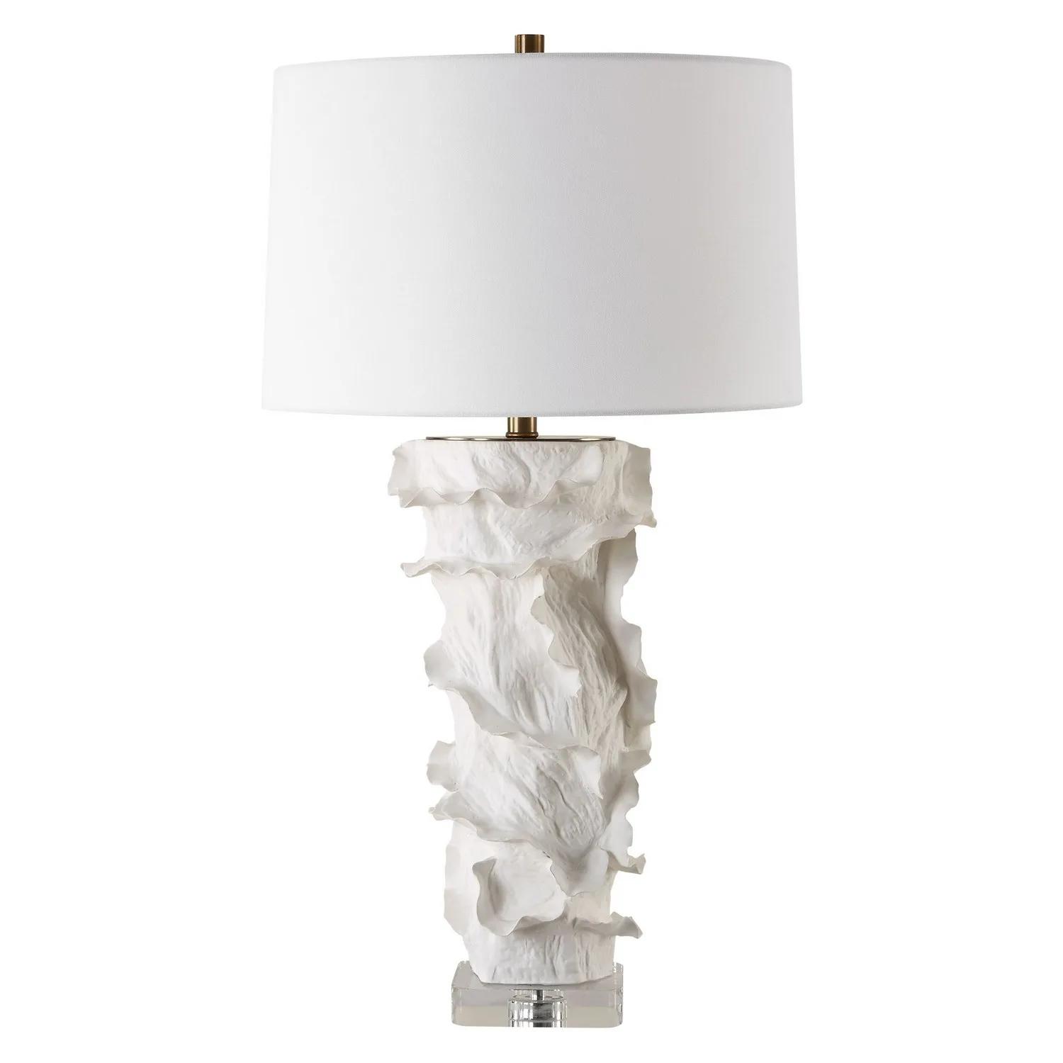 Wisp One Light Table Lamp in Brass