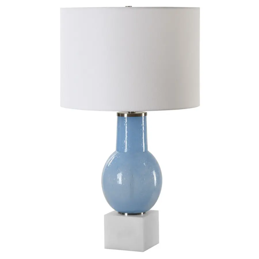 Clear Sky One Light Table Lamp in Brushed Nickel