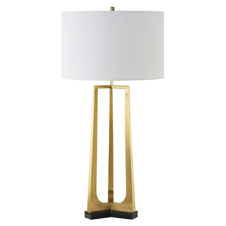 Crossroads One Light Table Lamp in Antique Brass