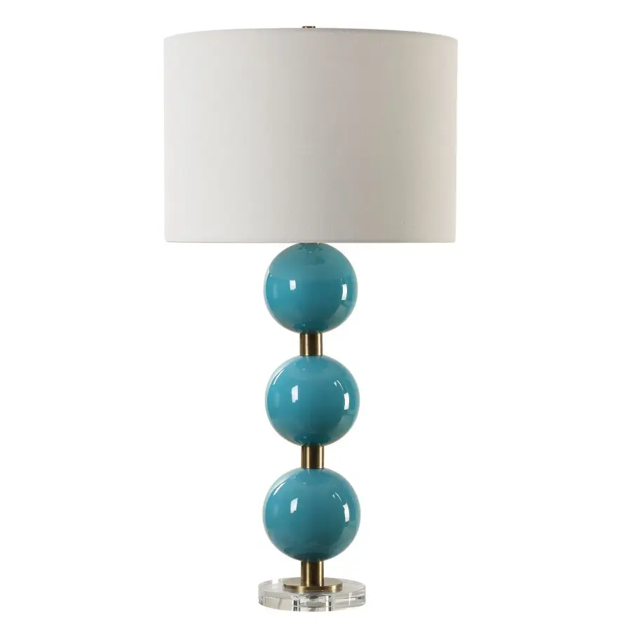 Palawan One Light Table Lamp in Antique Brass