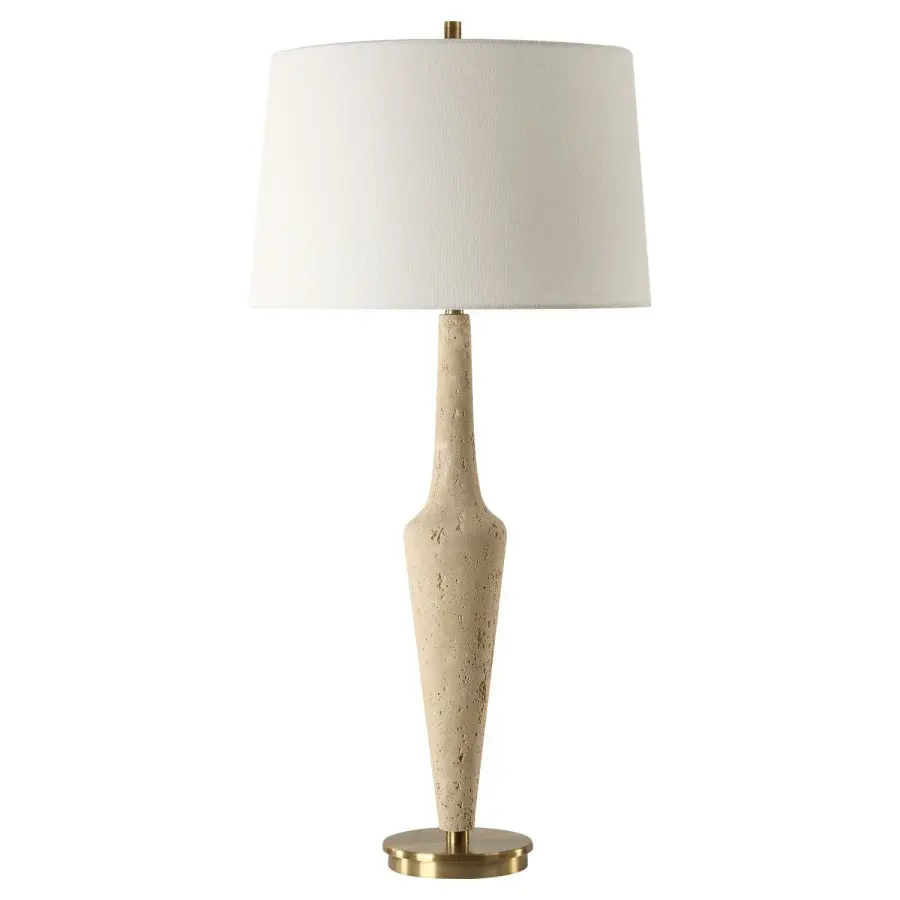 Juliet One Light Table Lamp in Antique Brass