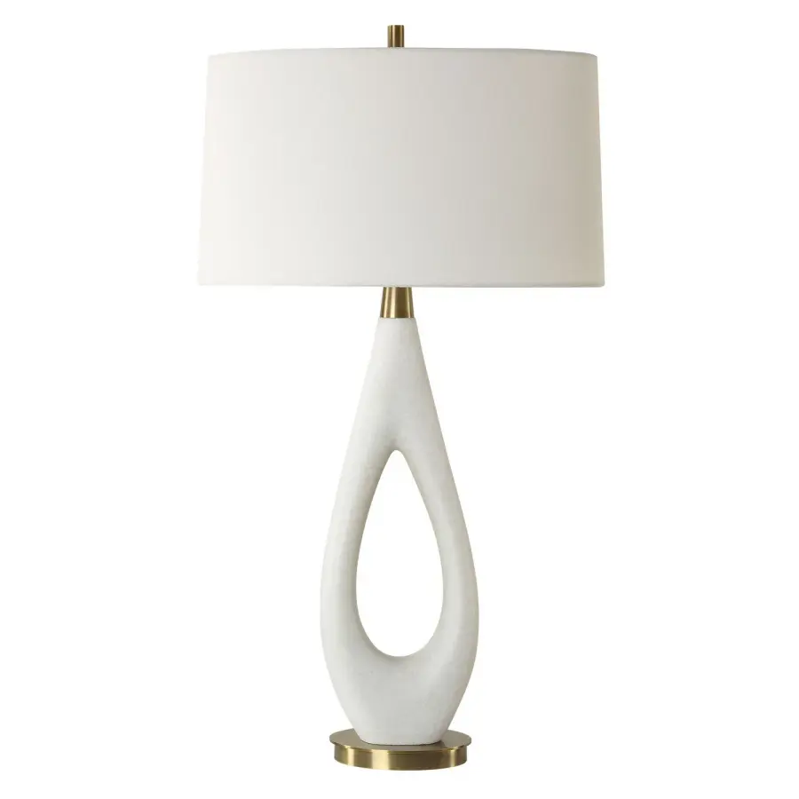 Promenade One Light Table Lamp in Antique Brass