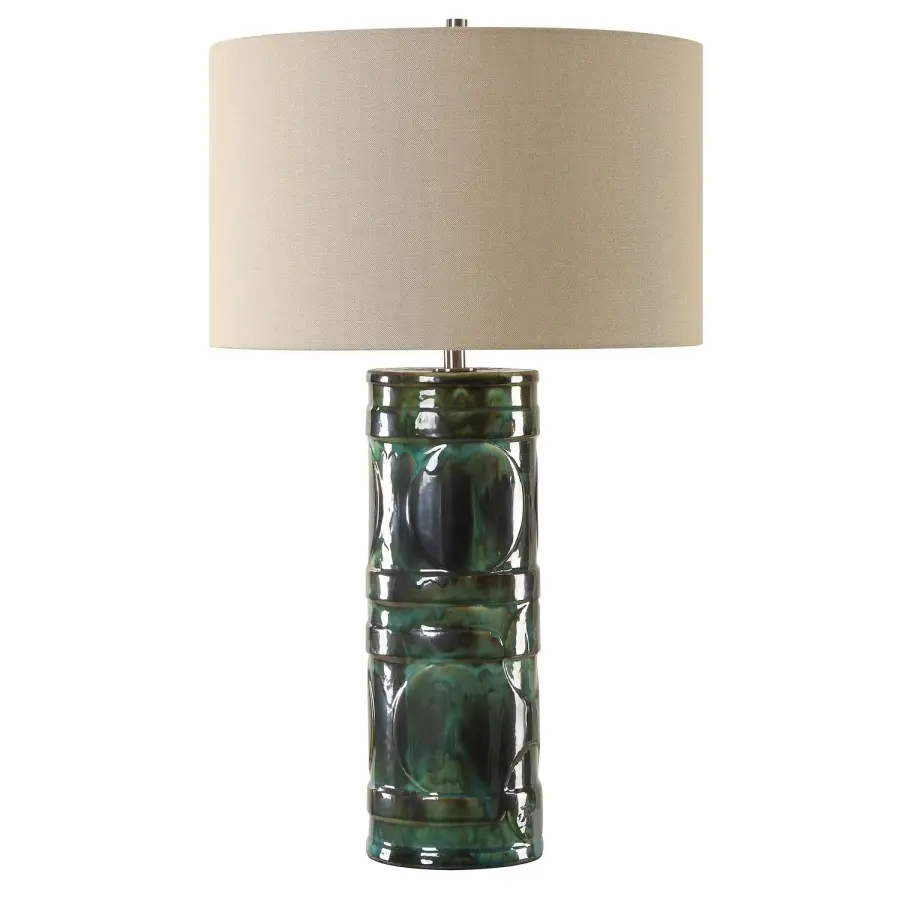 Loch One Light Table Lamp in Brushed Nickel