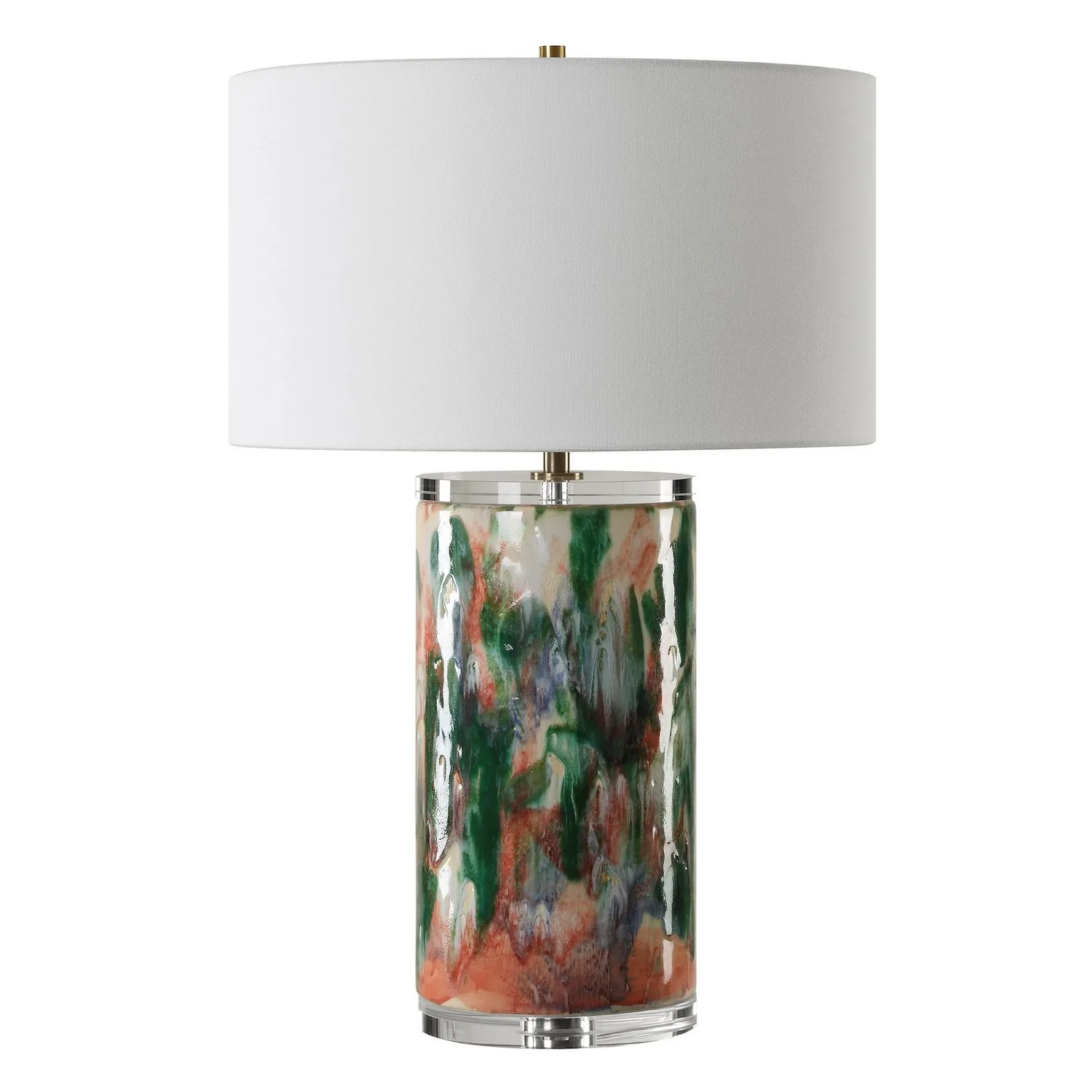 Verdant One Light Table Lamp in Brass