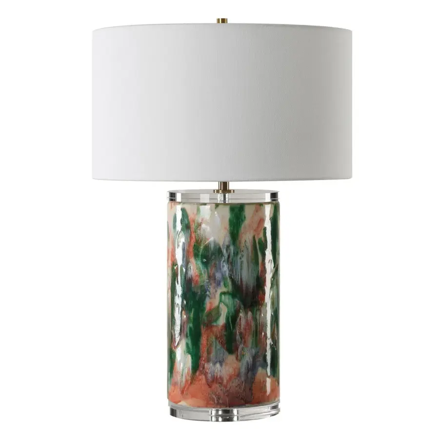 Verdant One-Light Table Lamp in Brass