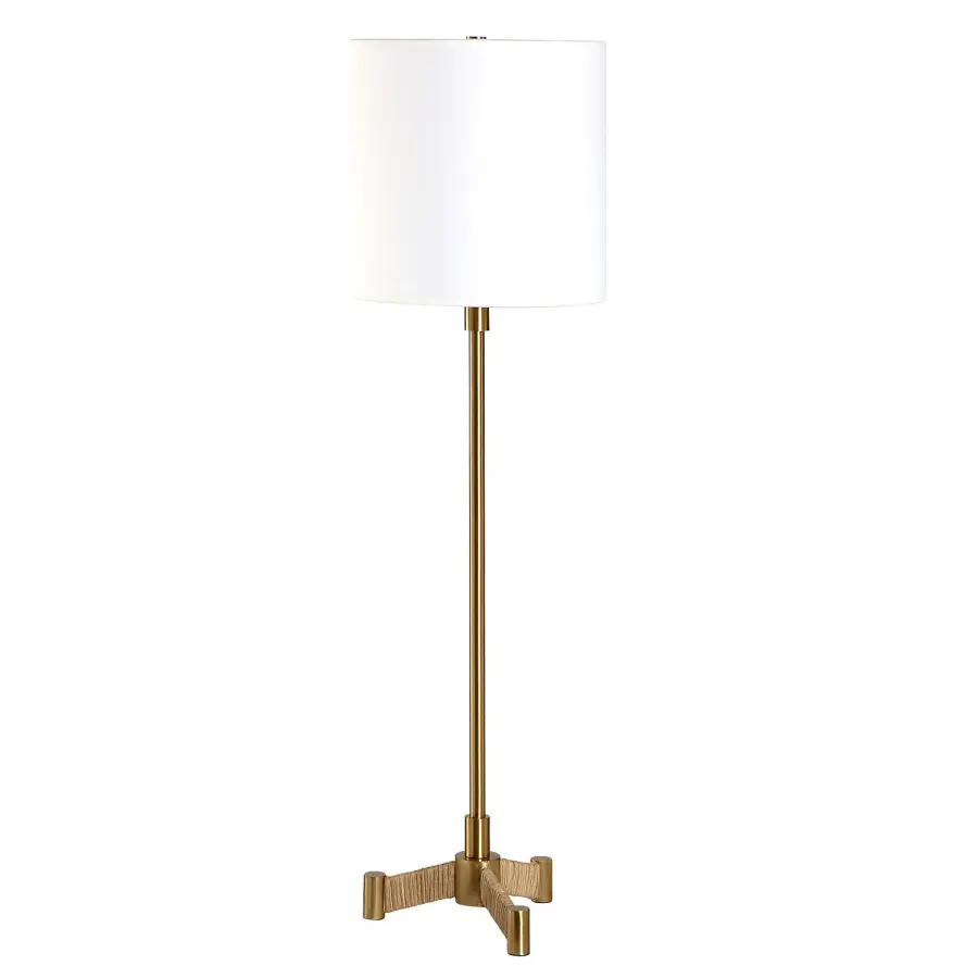 Lautoka One Light Buffet Lamp in Brass