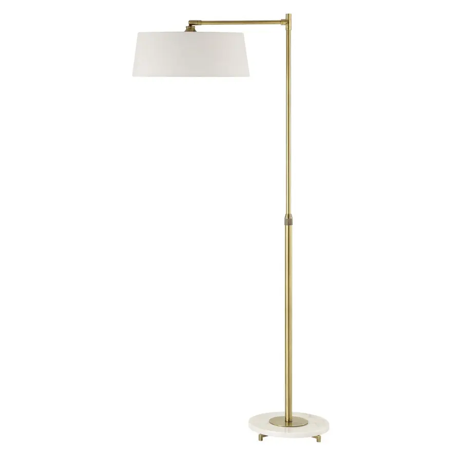 Branch Out One-Light Floor Lamp in Antique Brushed Brass