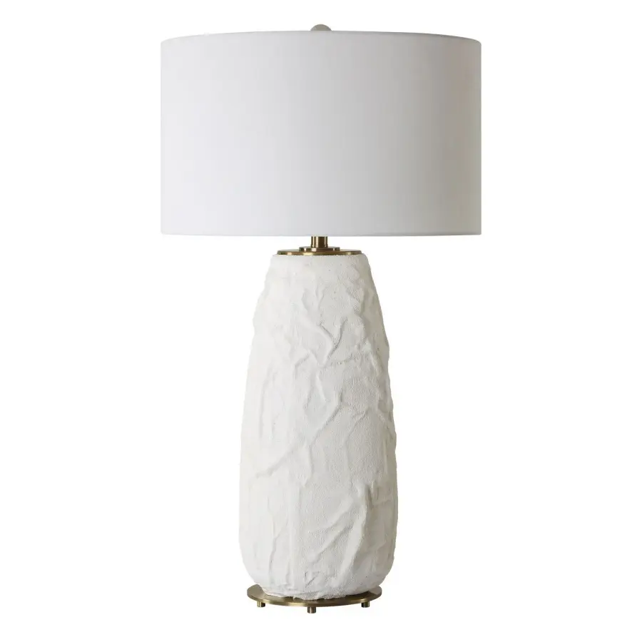 Vida One Light Table Lamp in Brushed Brass