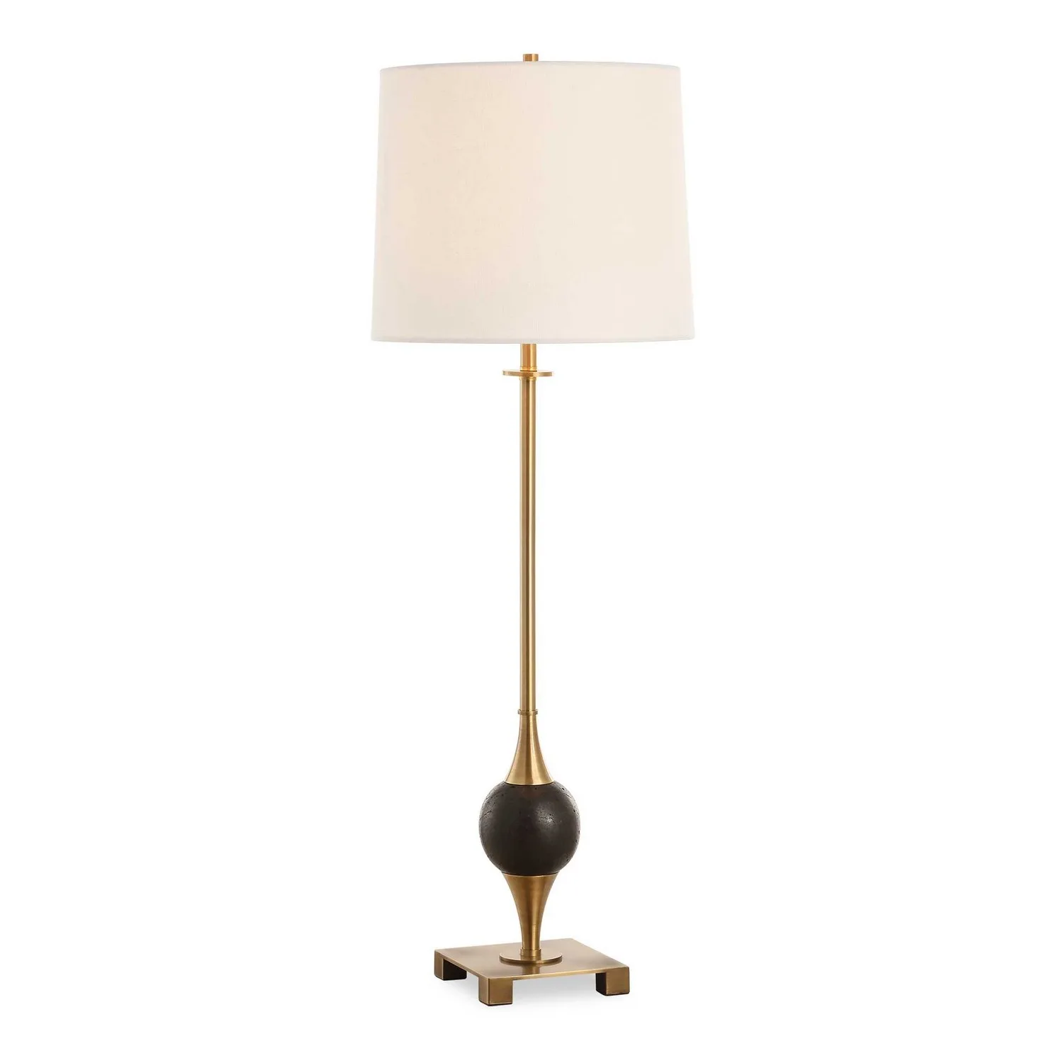 Dempsey One Light Buffet Lamp in Brass