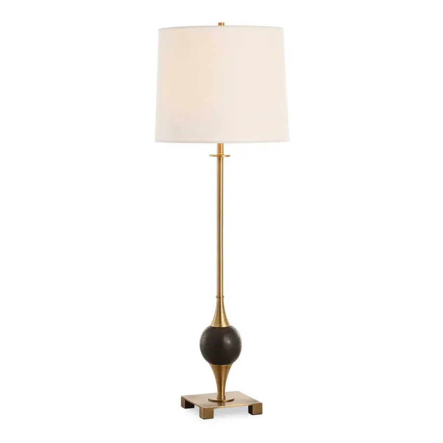 Dempsey One Light Buffet Lamp in Brass