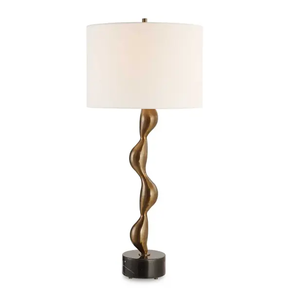 Remolino One Light Table Lamp in Warm Bronze
