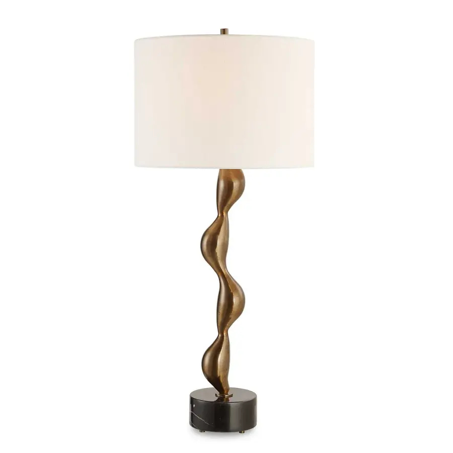Remolino One Light Table Lamp in Warm Bronze