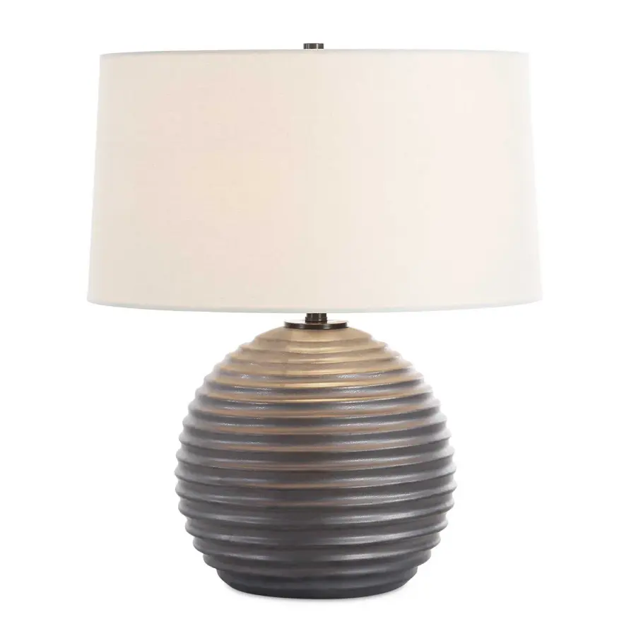 Chelsom One Light Table Lamp in Dark Bronze