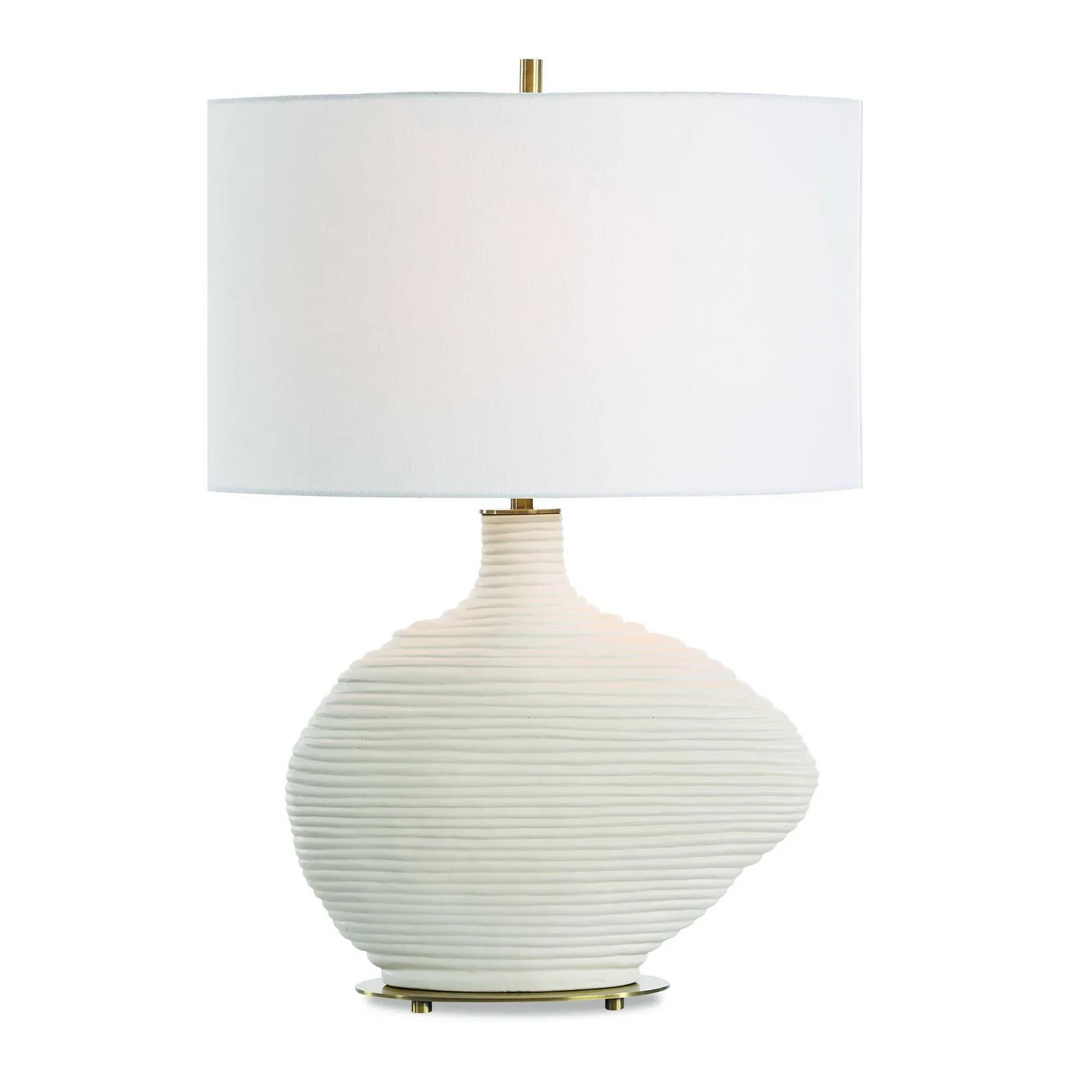 Duostacked One Light Table Lamp in Warm White