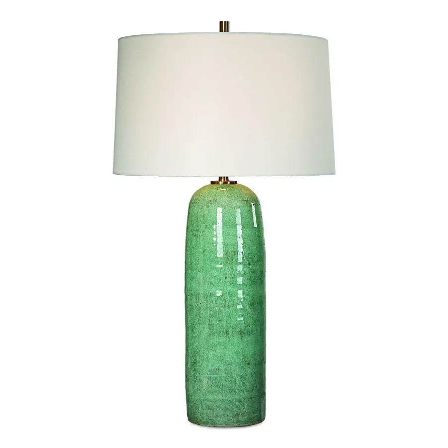 Andale One Light Table Lamp in Antique Brass