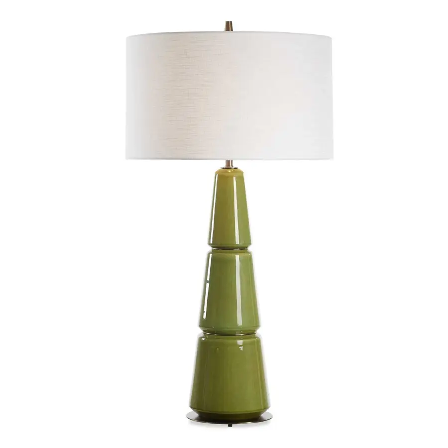 Mendell One Light Table Lamp in Antique Brass