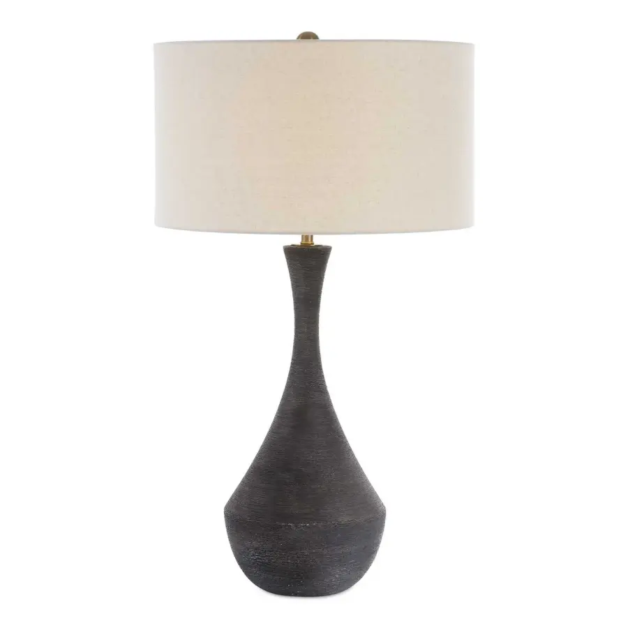 Helston One Light Table Lamp in Brass