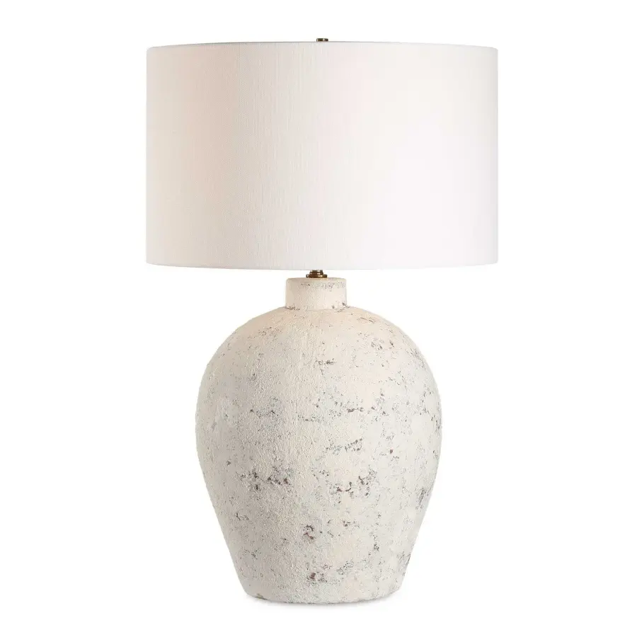 Karena One Light Table Lamp in Brushed Brass