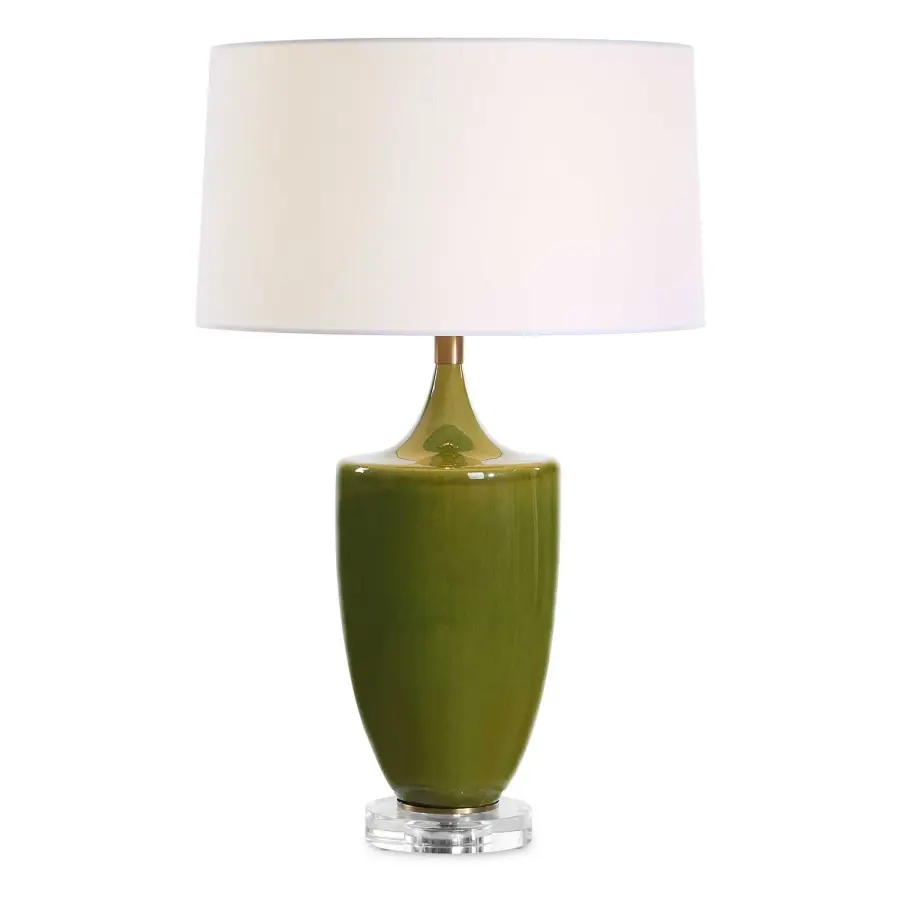 Adela One Light Table Lamp in Brass