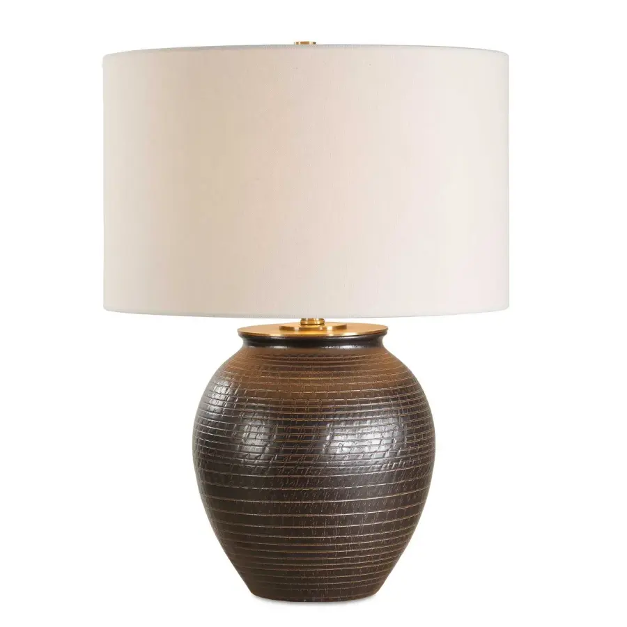 Hawkins One Light Table Lamp in Brass Plated