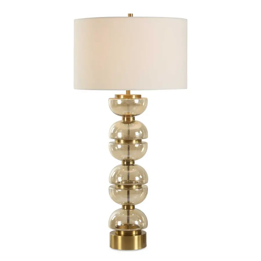 Assemble One-Light Table Lamp in Brass Plated Iron