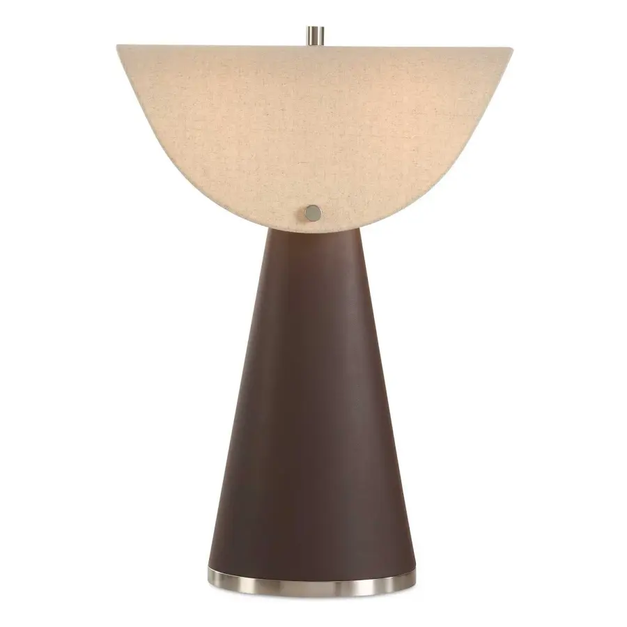 Conover Two-Light Table Lamp in Chocolate Brown