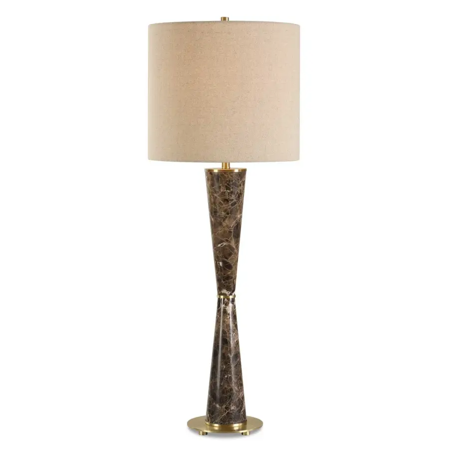 Jameson One Light Table Lamp in Antique Brass Plated