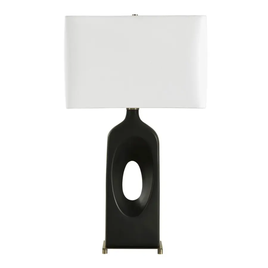 Void One Light Table Lamp in Brass