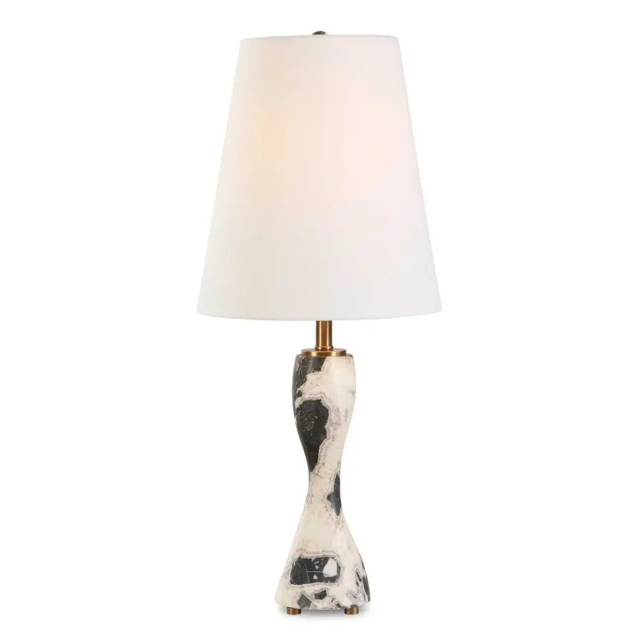 Marcela One Light Buffet Lamp in Antique Brass Plated