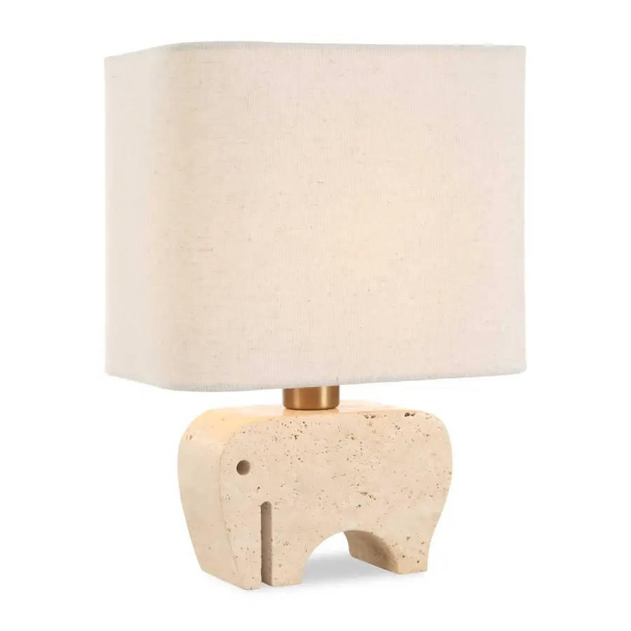 Tusk One Light Accent Lamp in Brass Plated