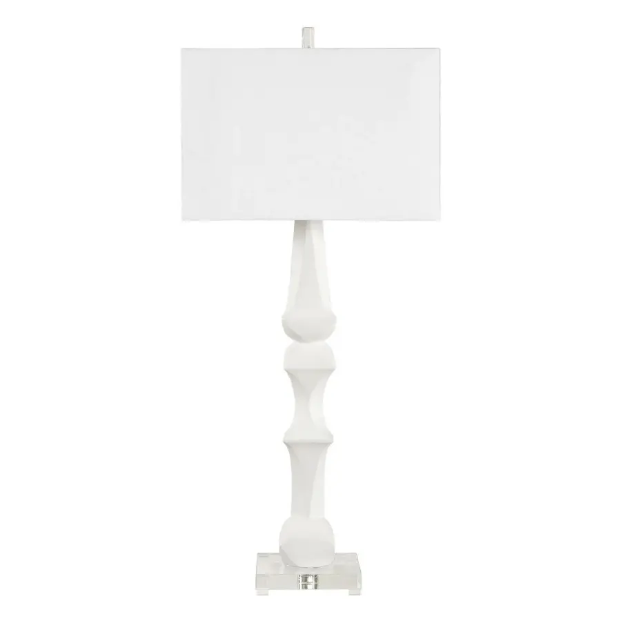 Mayme One Light Table Lamp in Polished Nickel
