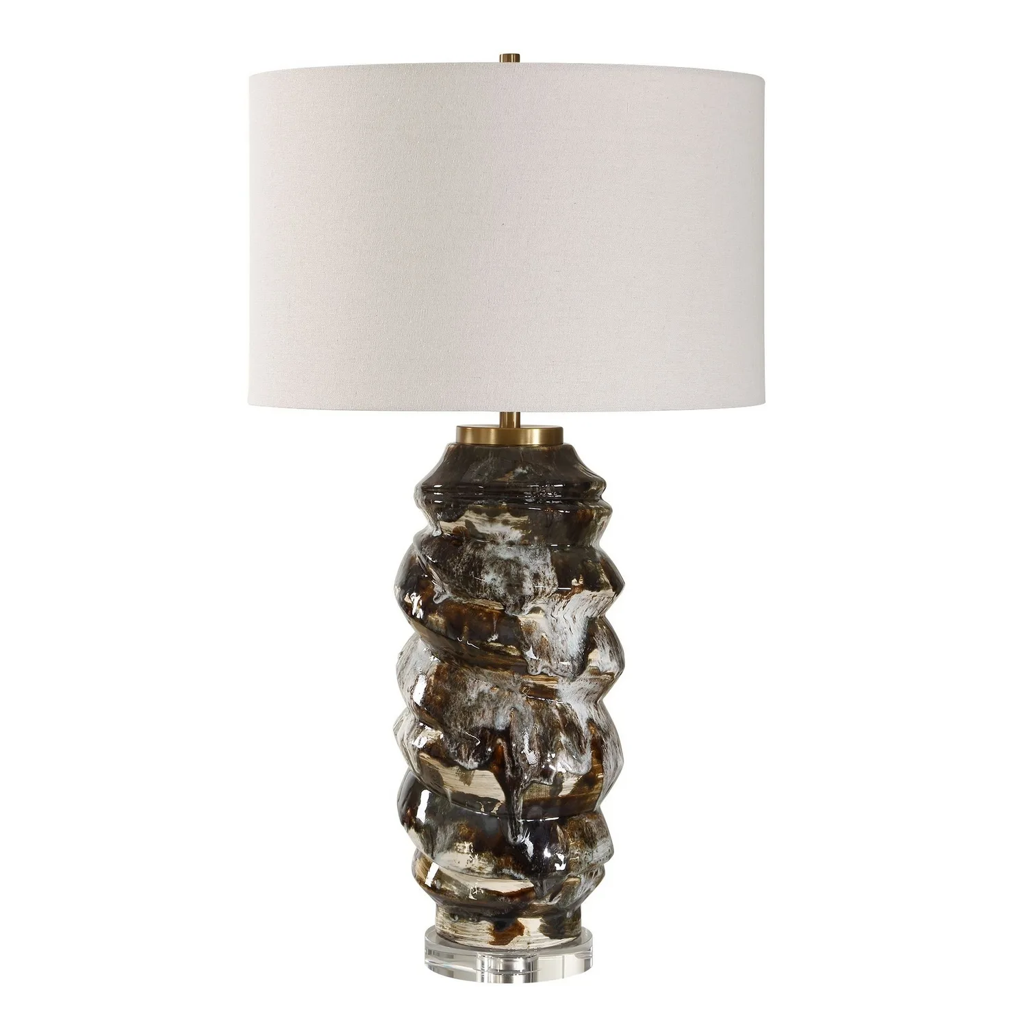 Cuoco One Light Table Lamp in Antique Brass