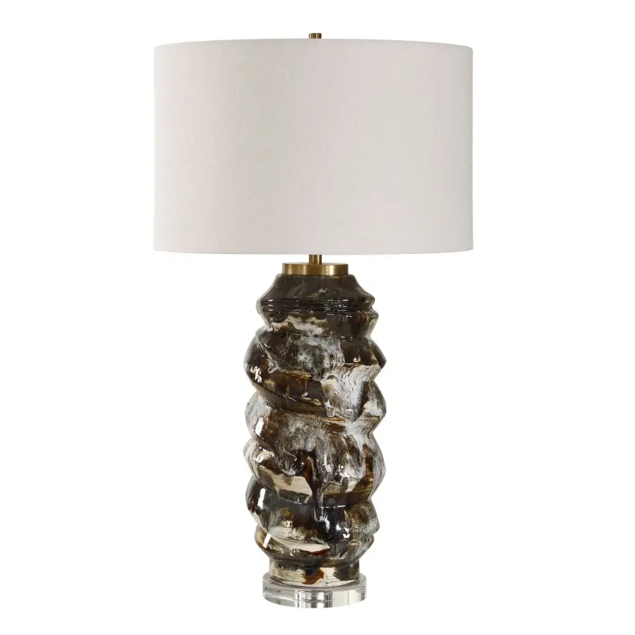 Cuoco One Light Table Lamp in Antique Brass