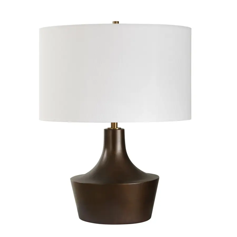 Uttermost Paseo One Light Table Lamp in Warm Bronze
