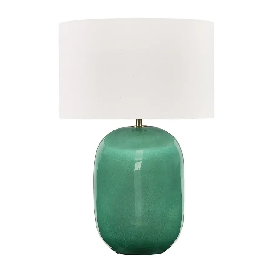 Hollis One Light Table Lamp in Brass