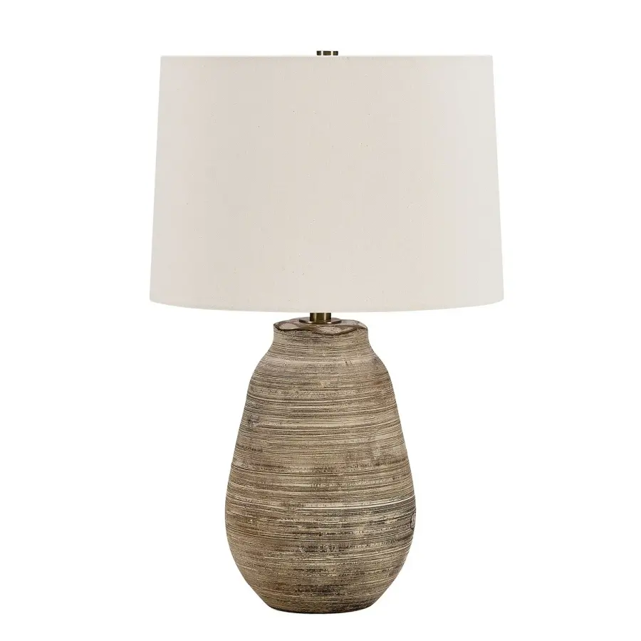 Tonachio One Light Table Lamp in Brass