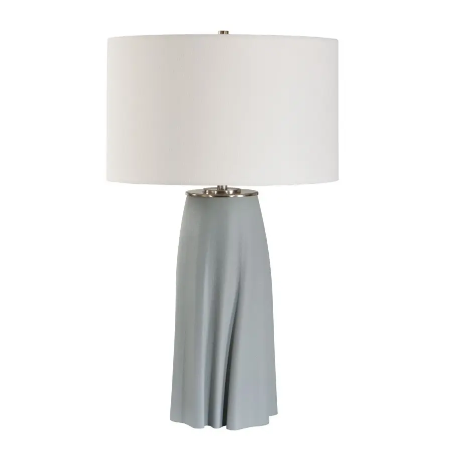 Cover Up One Light Table Lamp in Antique Brass
