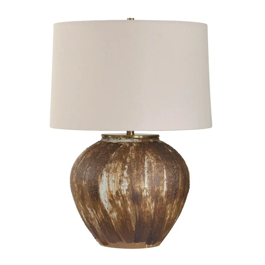 McKinley One Light Table Lamp in Antique Brass