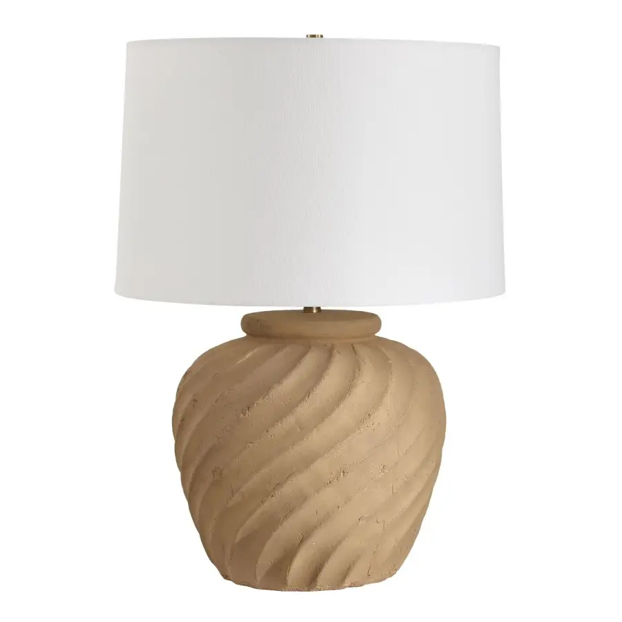 Farai One Light Table Lamp in Brass