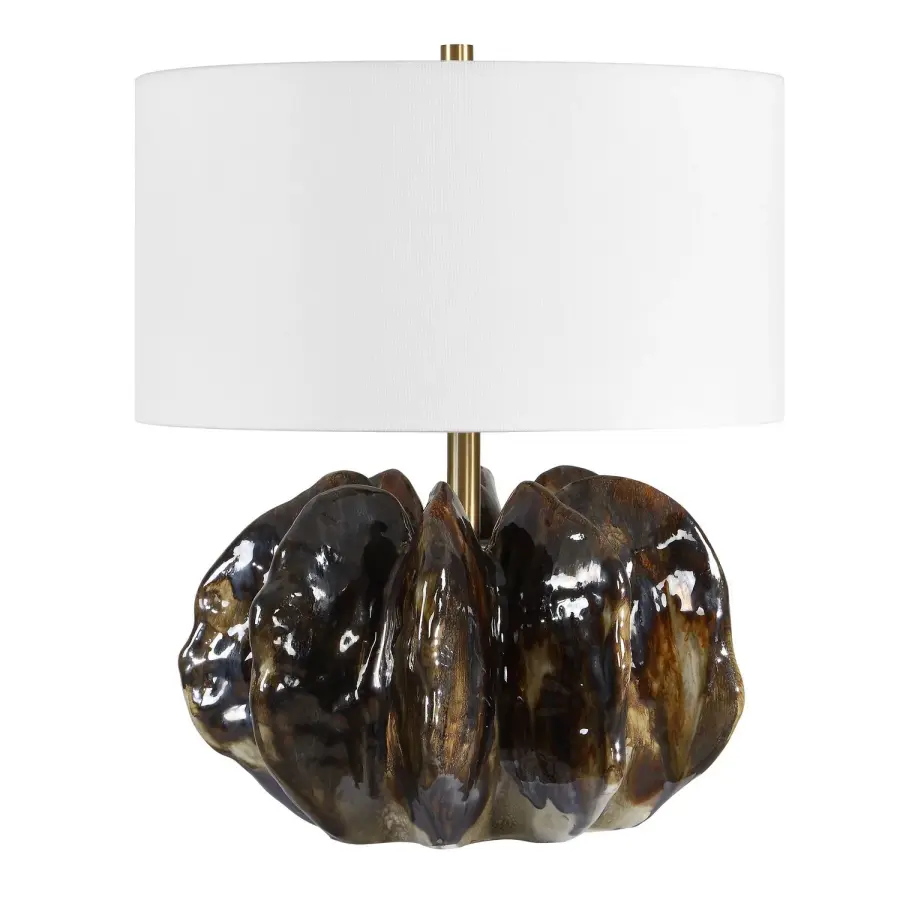 Jaudon One Light Table Lamp in Warm Bronze