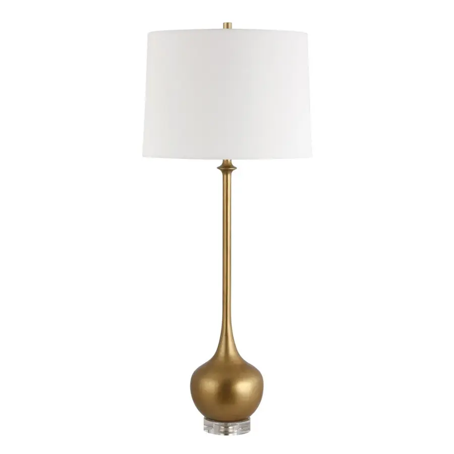 Good As Gold One Light Buffet Lamp in Brushed Antique Gold
