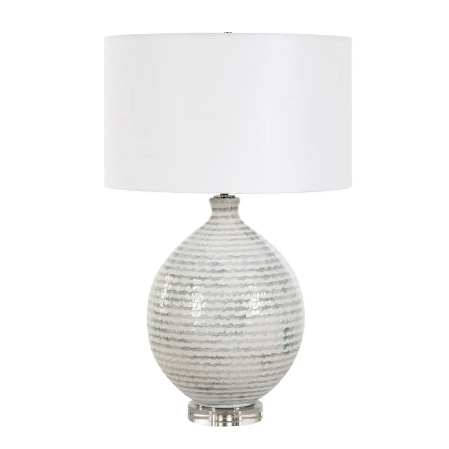 Clary One Light Table Lamp in Antique Brass
